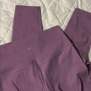 Lululemon purple leggings size 6